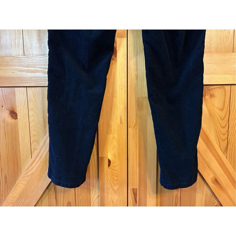 Esprit Handcrafted Corduroy Pants Mens 32 Dark Navy Boho Retro 90s Y2K Minimalis - Picture 5 of 8